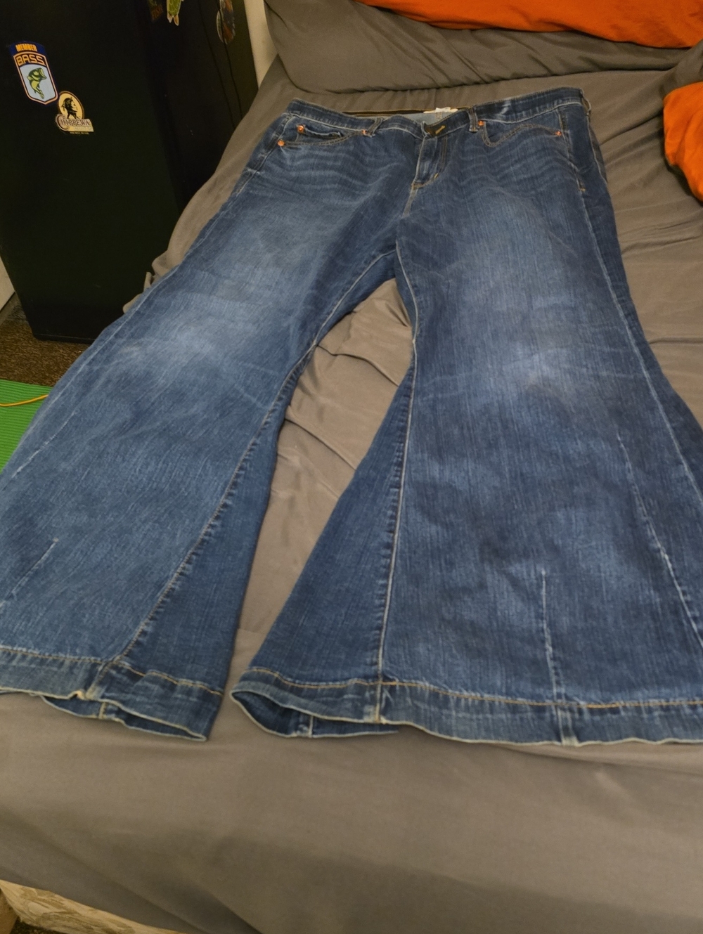 torrid Blue Wide-Leg Flare Jeans